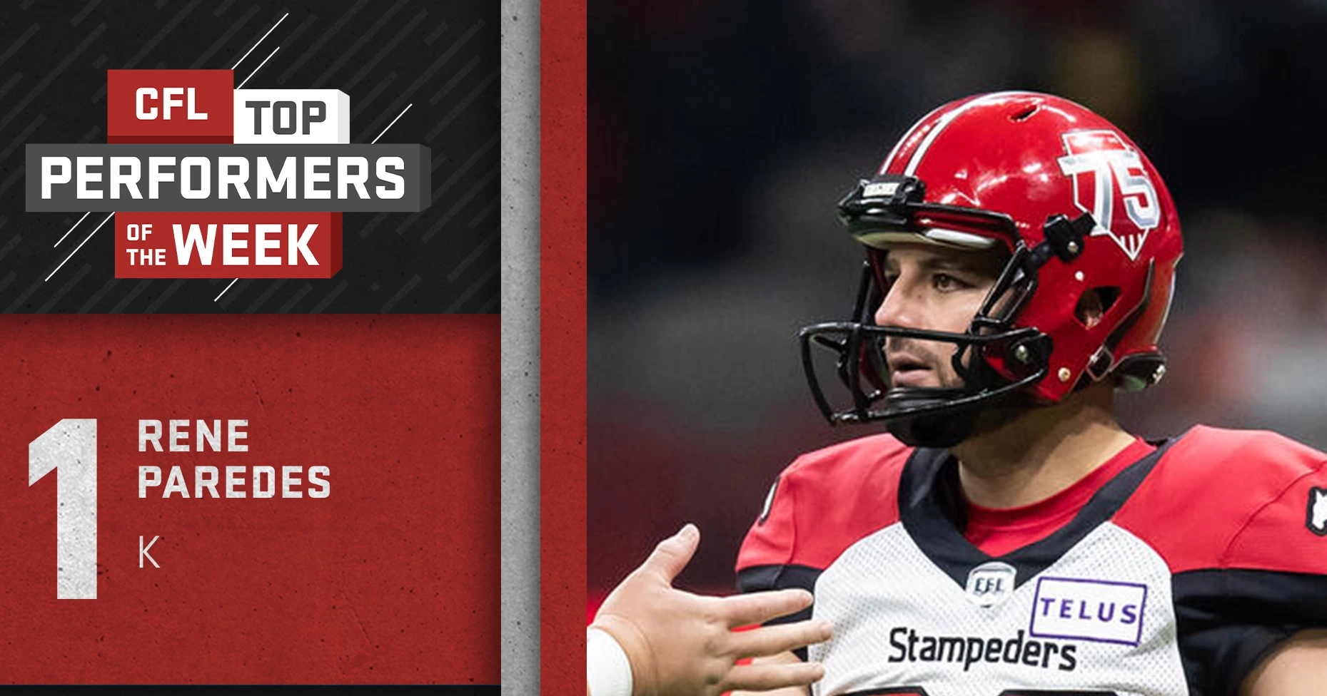 Paredes, Wieneke and Menard Named CFL Top Performers For Week 11
