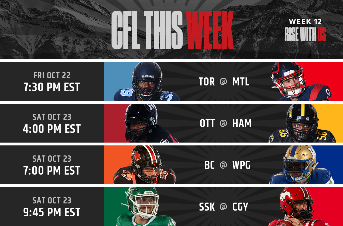 PR: This Week In The CFL – Week 12, Week 12 Playoff Scenarios