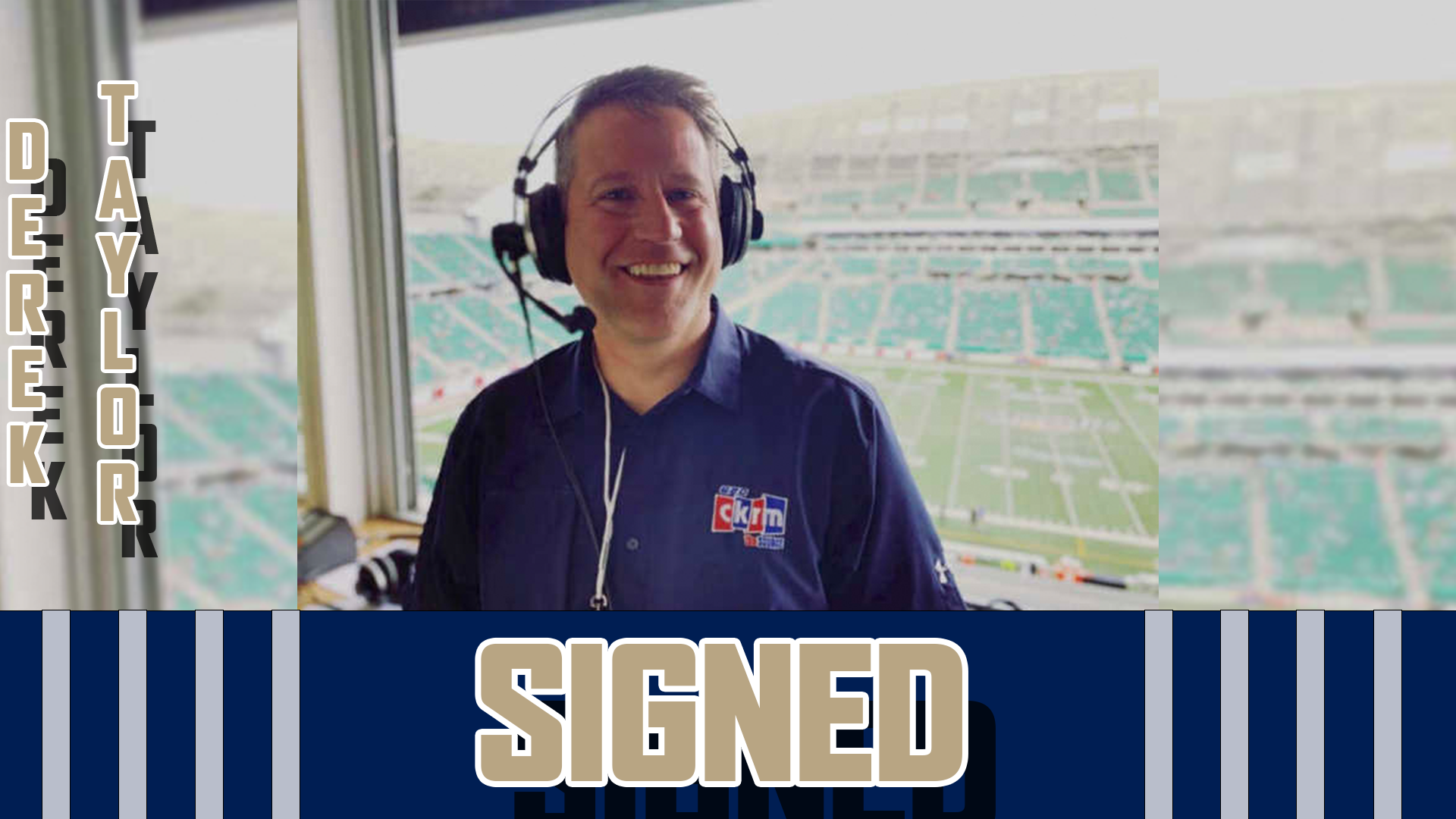Blue Bombers sign Winnipeg native Derek Taylor to broadcast deal
