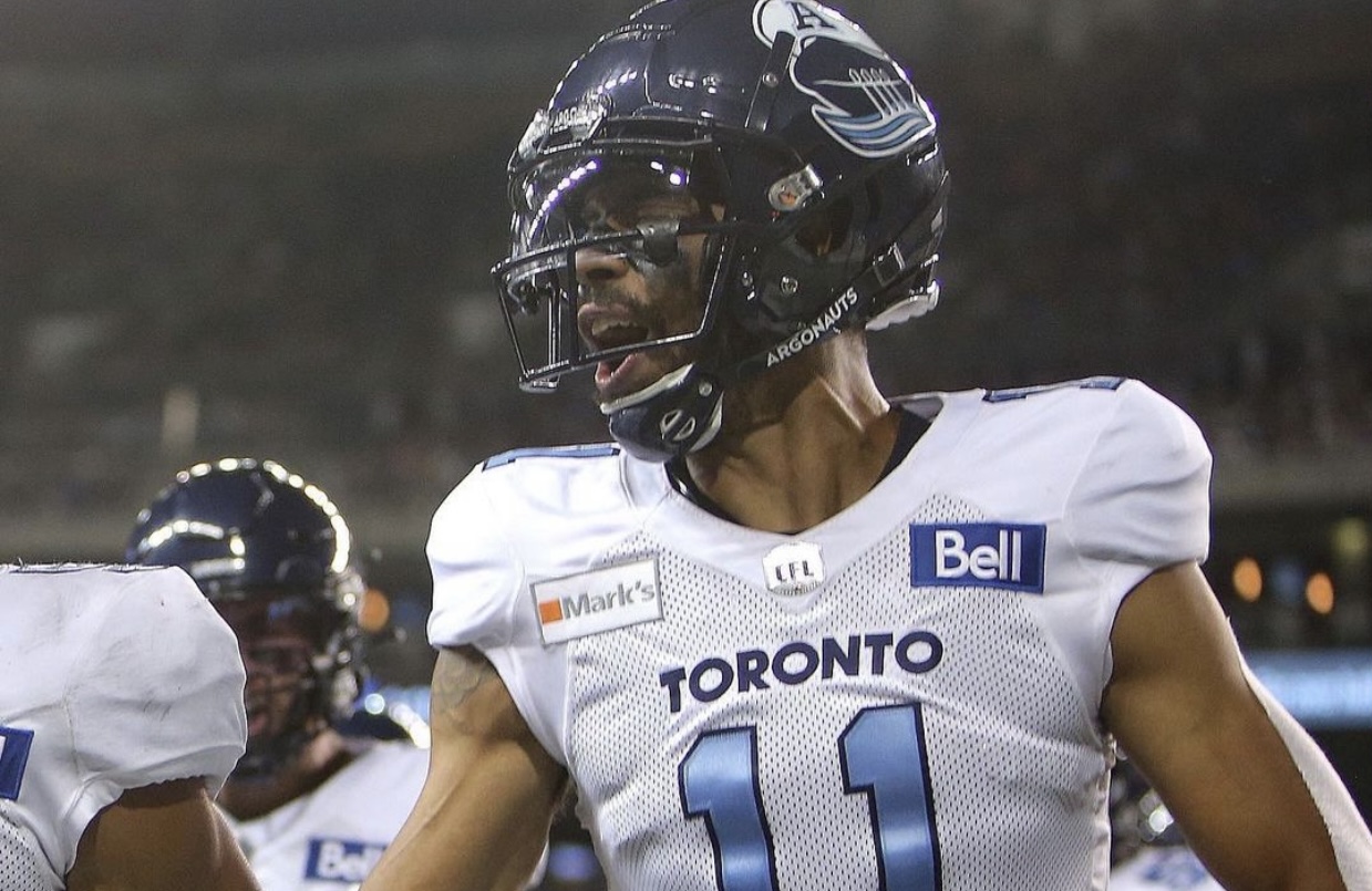 The Argos Bring Back WR Juwan Brescasin On Eve Of Free Agency