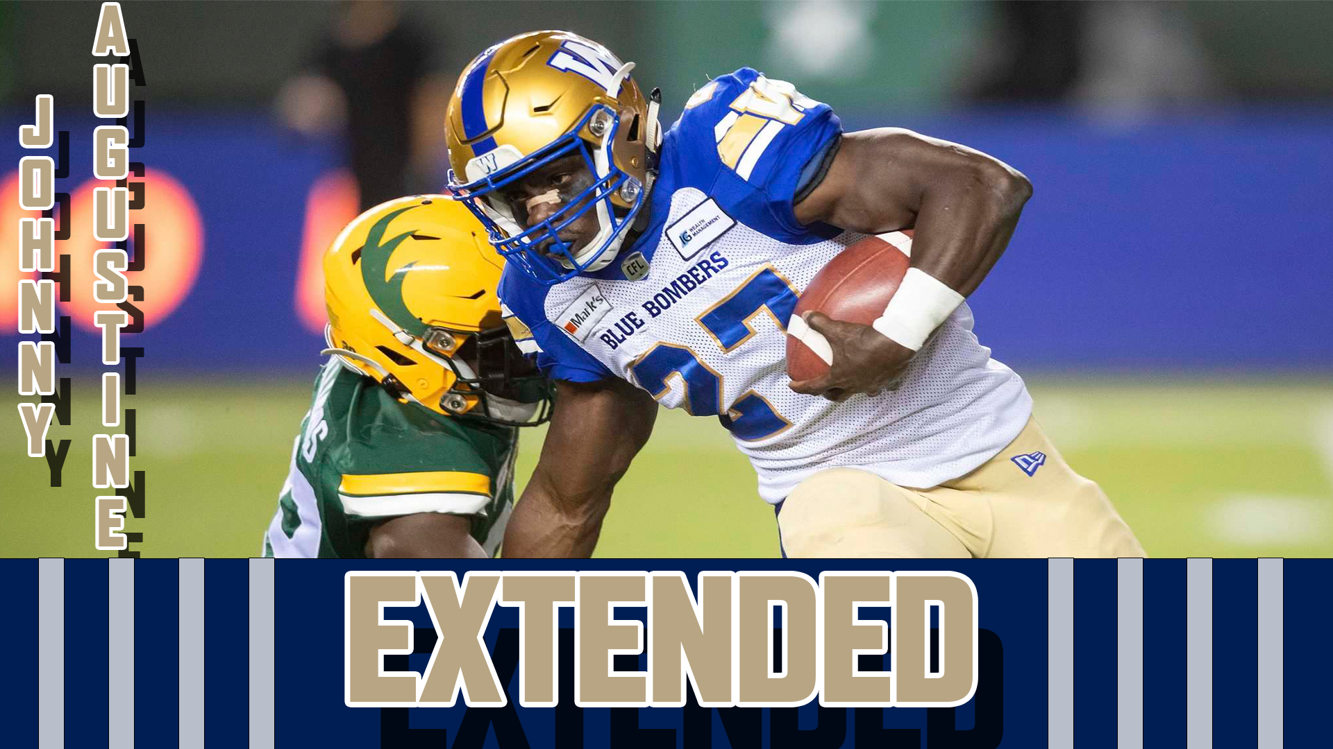 Winnipeg Blue Bombers Agree To Terms With Canadian RB Johnny Augustine