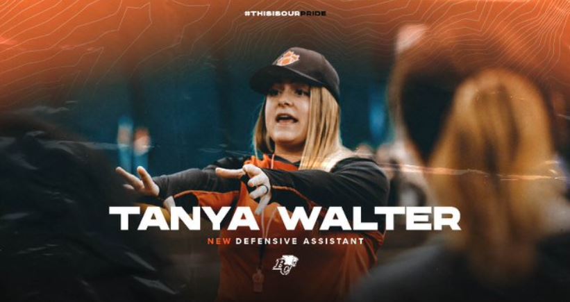 BC Lions Sign Tanya Walter, First Female Coach in CFL