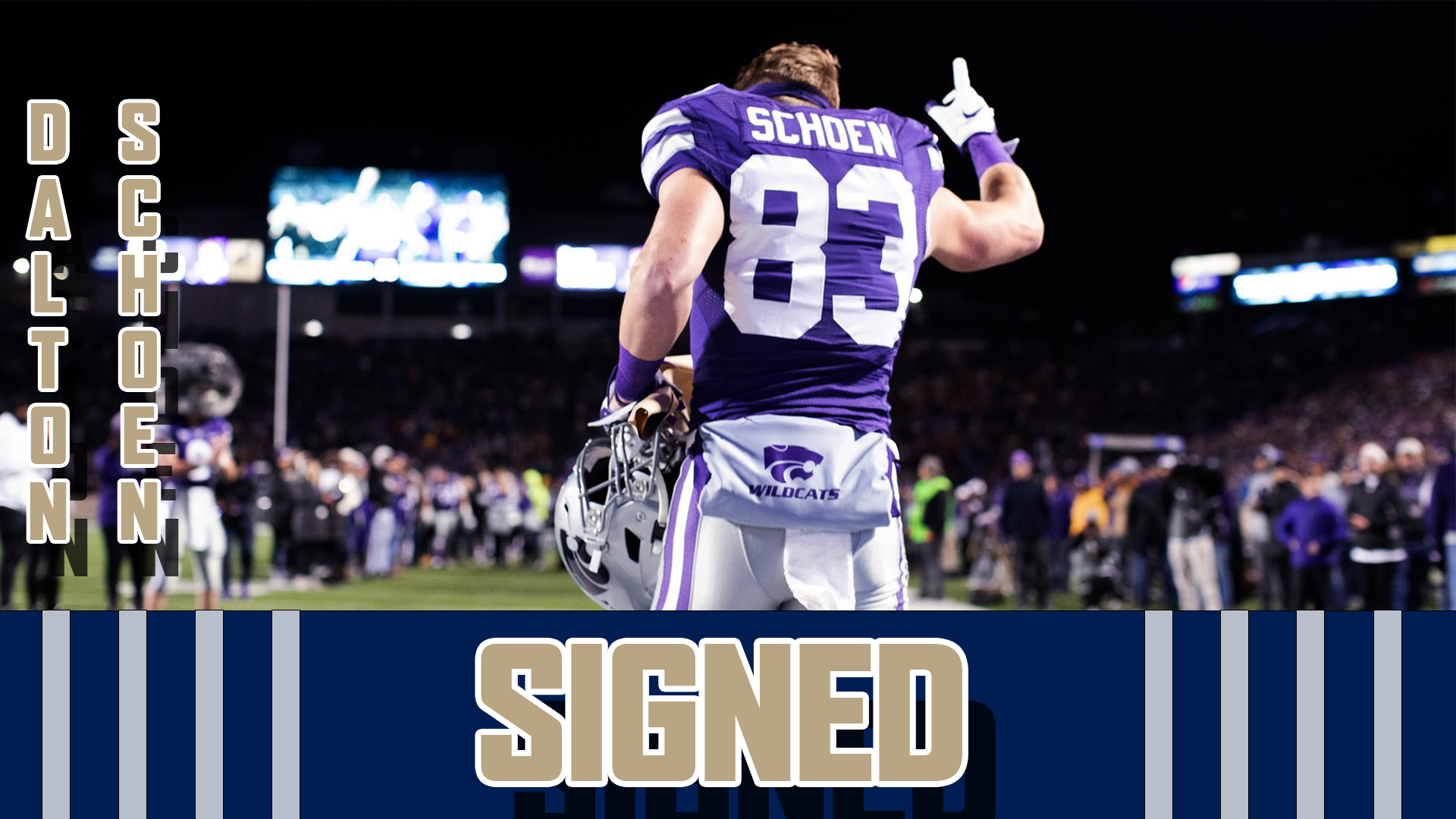 Blue Bombers sign Kansas State WR Dalton Schoen