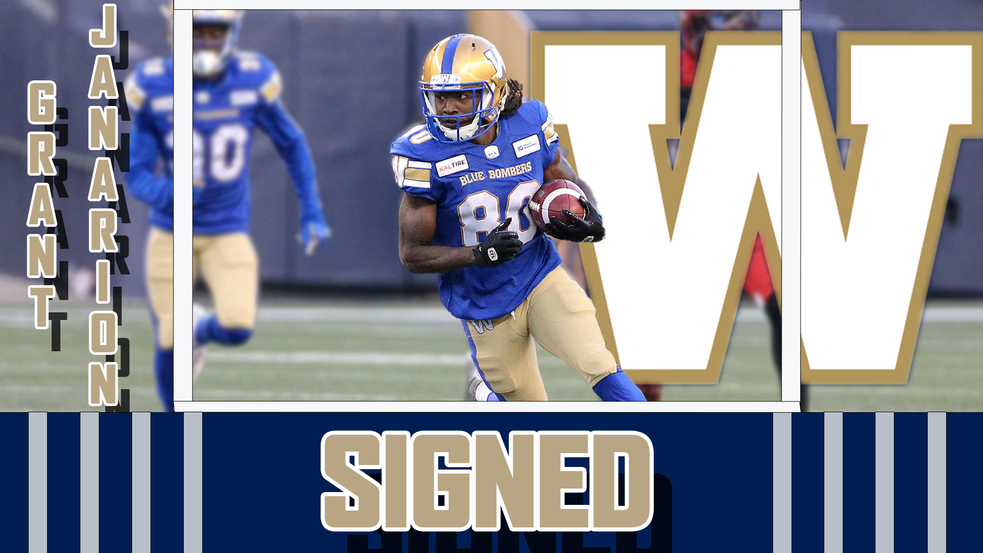Former Rutgers WR Janarion Grant signs with the Blue Bombers