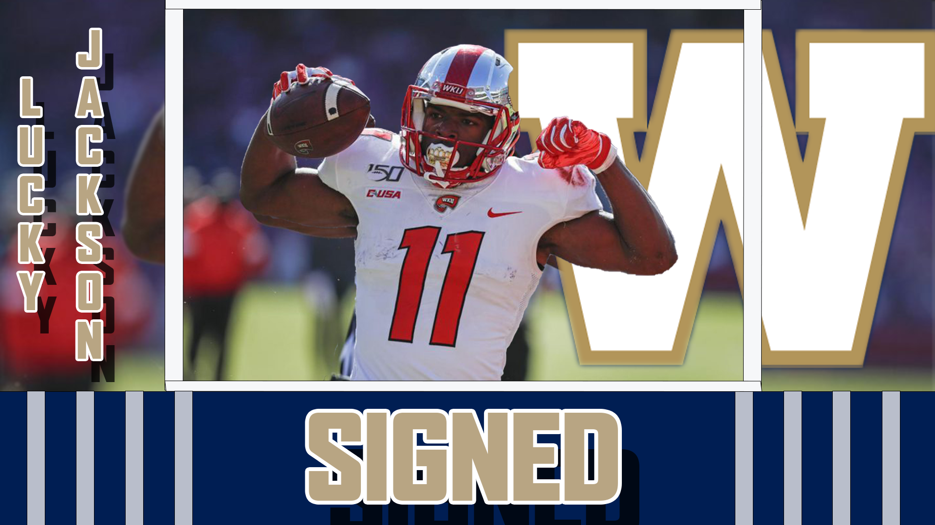 Blue Bombers Sign Former Hilltopper Of Western Kentucky University WR Lucky Jackson