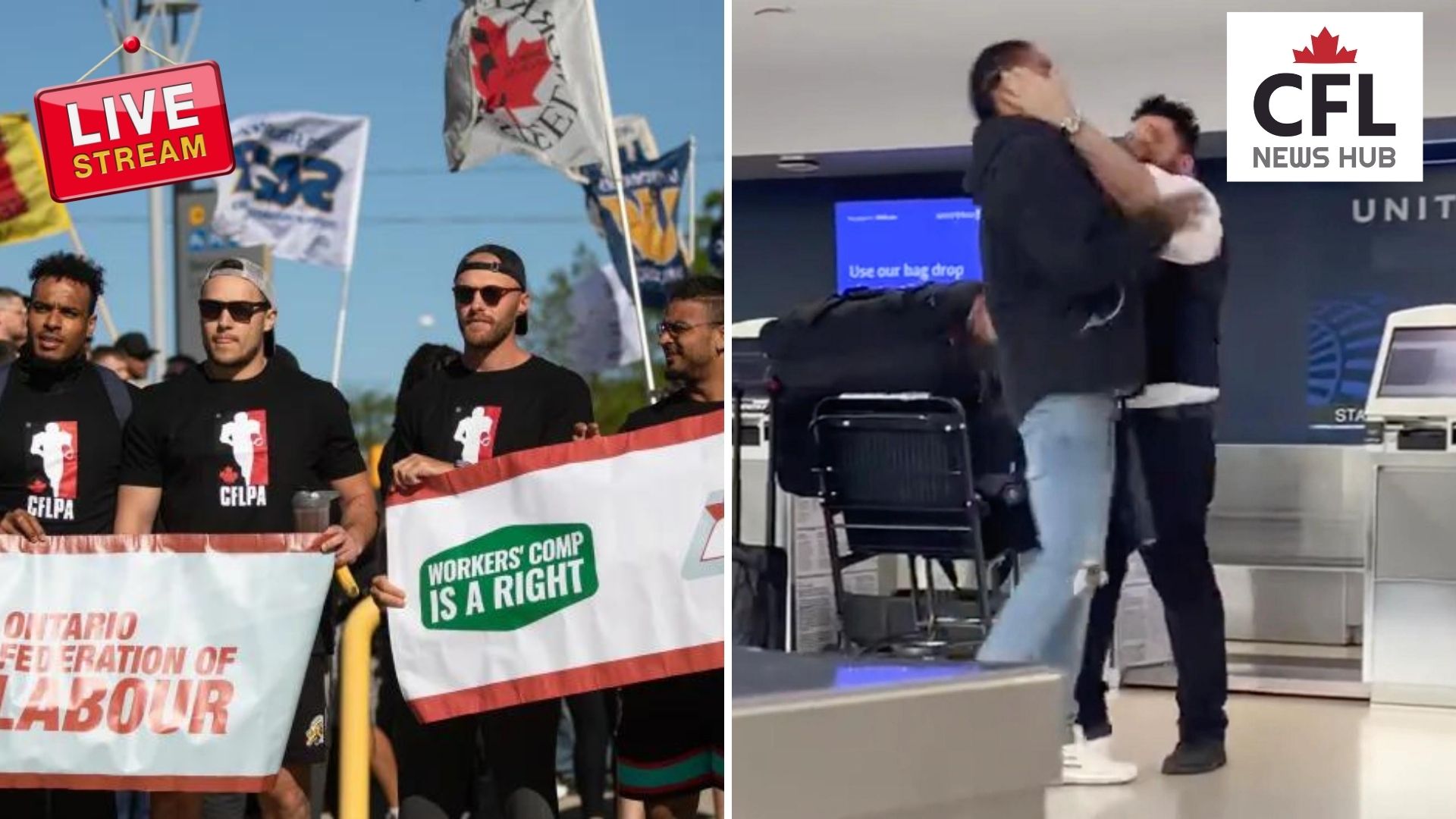 Latest On CFL Strike Deadline Thursday, Stamps WR Langley Suspended Following Airport Fight
