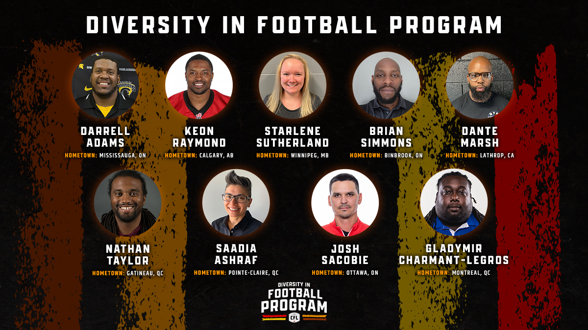 PR: CFL Welcomes Nine Participants To Diversity In Football Program