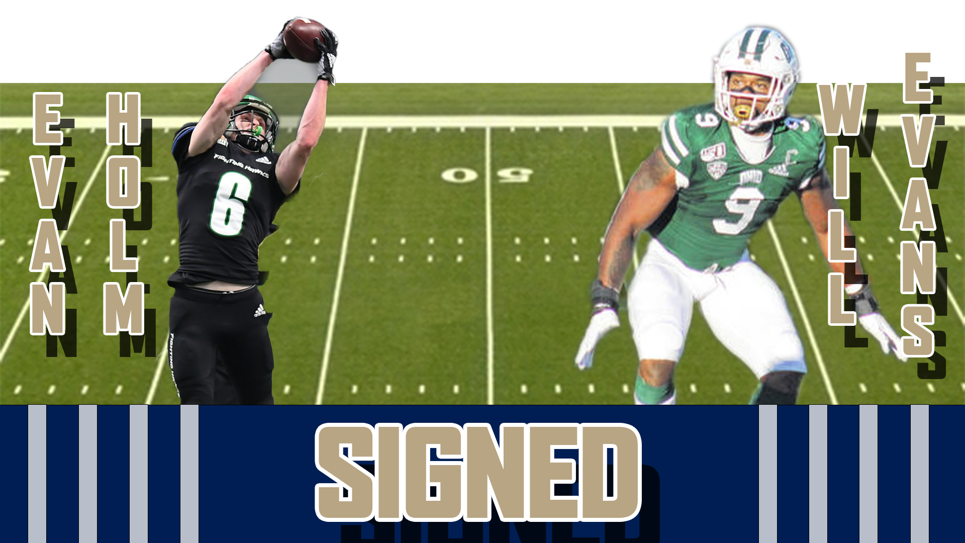 Blue Bombers Magnifying Defense, Sign Americans DT Will Evans & DB Evan Holm