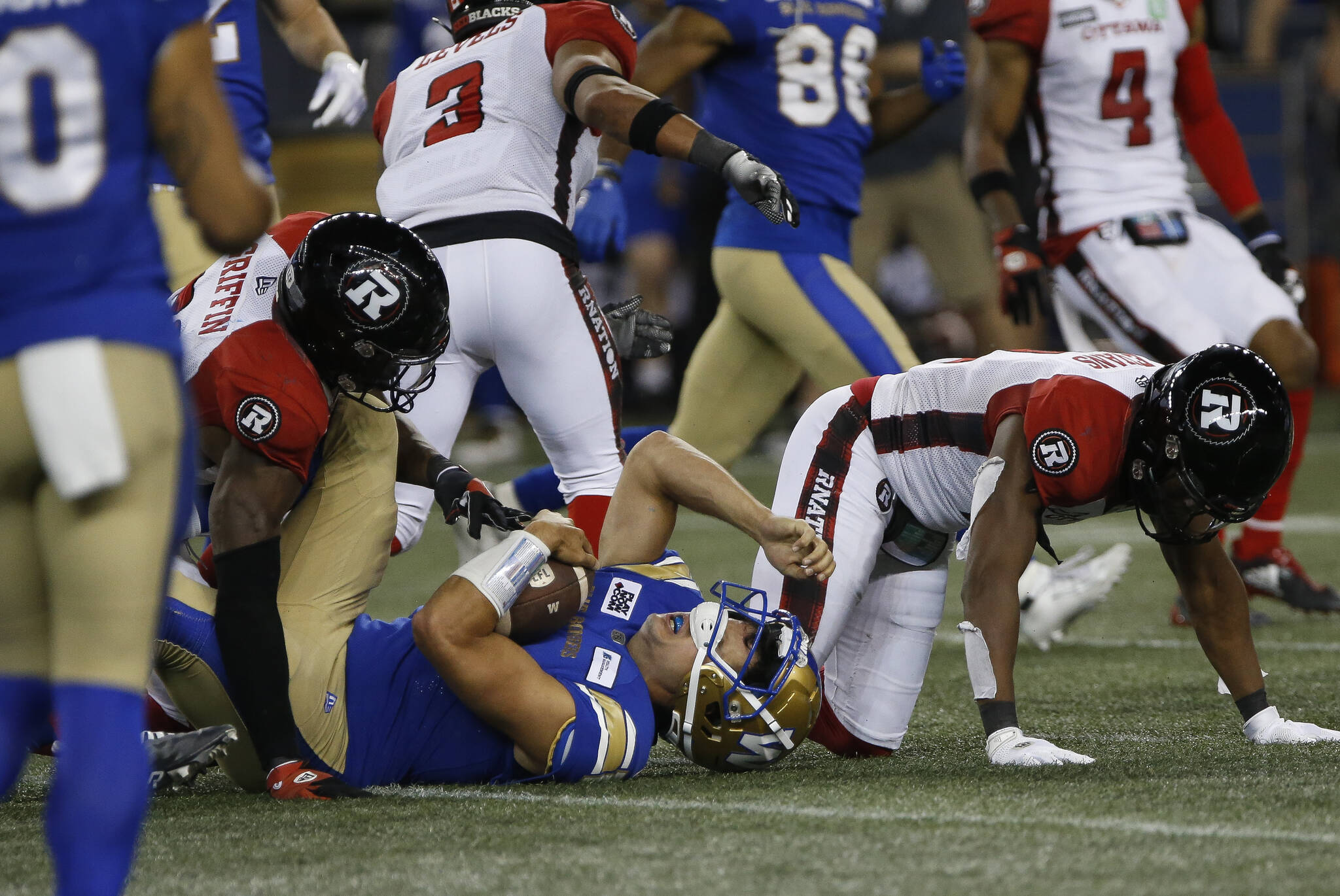 Collaros Goes Down, But Prukop Misses Monday’s Practice