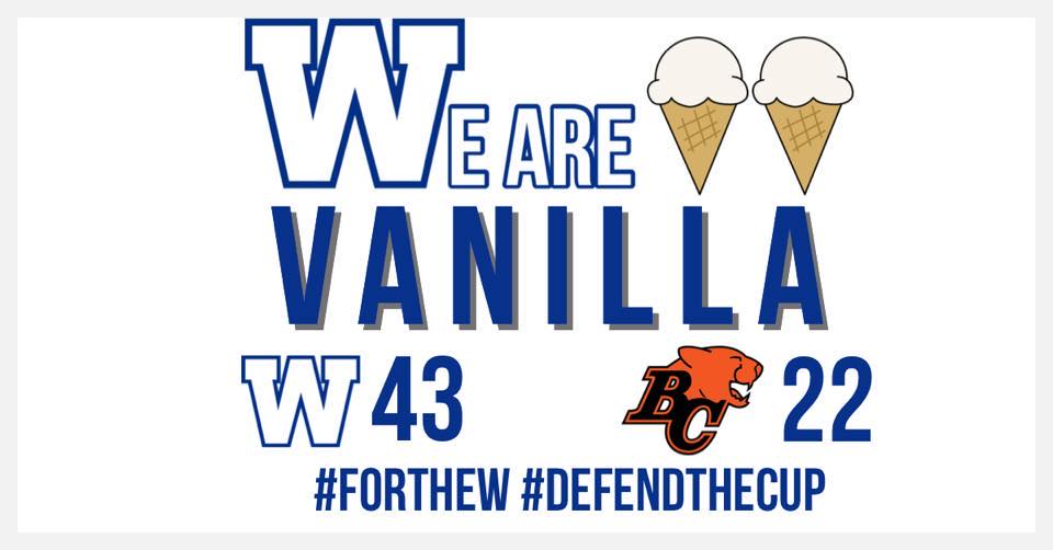 Truth Bombs: You Can Put Toppings On Vanilla Ice Cream (Blue Bombers Beat BC Lions 43-22)