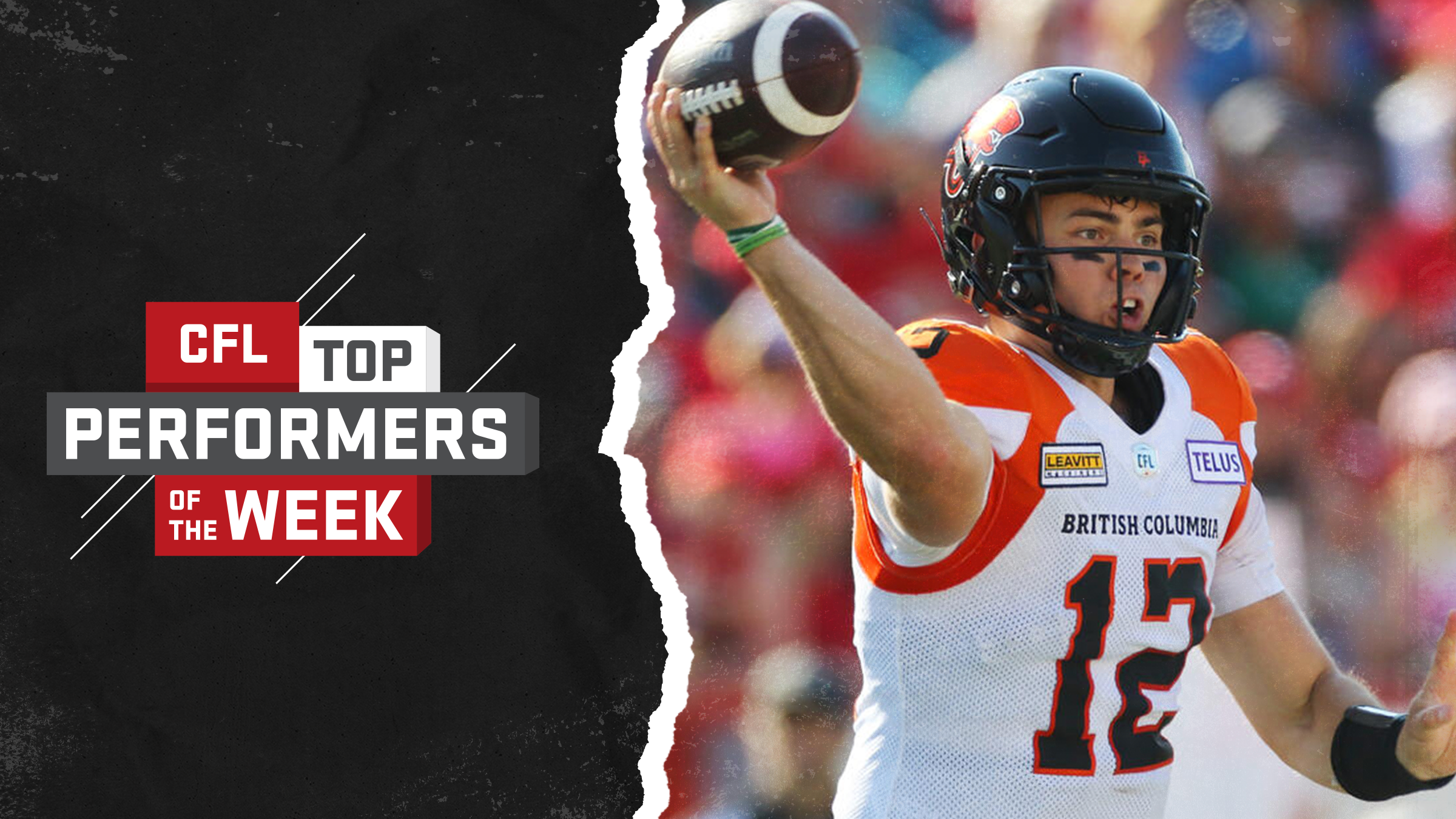 PR: Rourke, Burnham and Sutton Named CFL Top Performers For Week 10