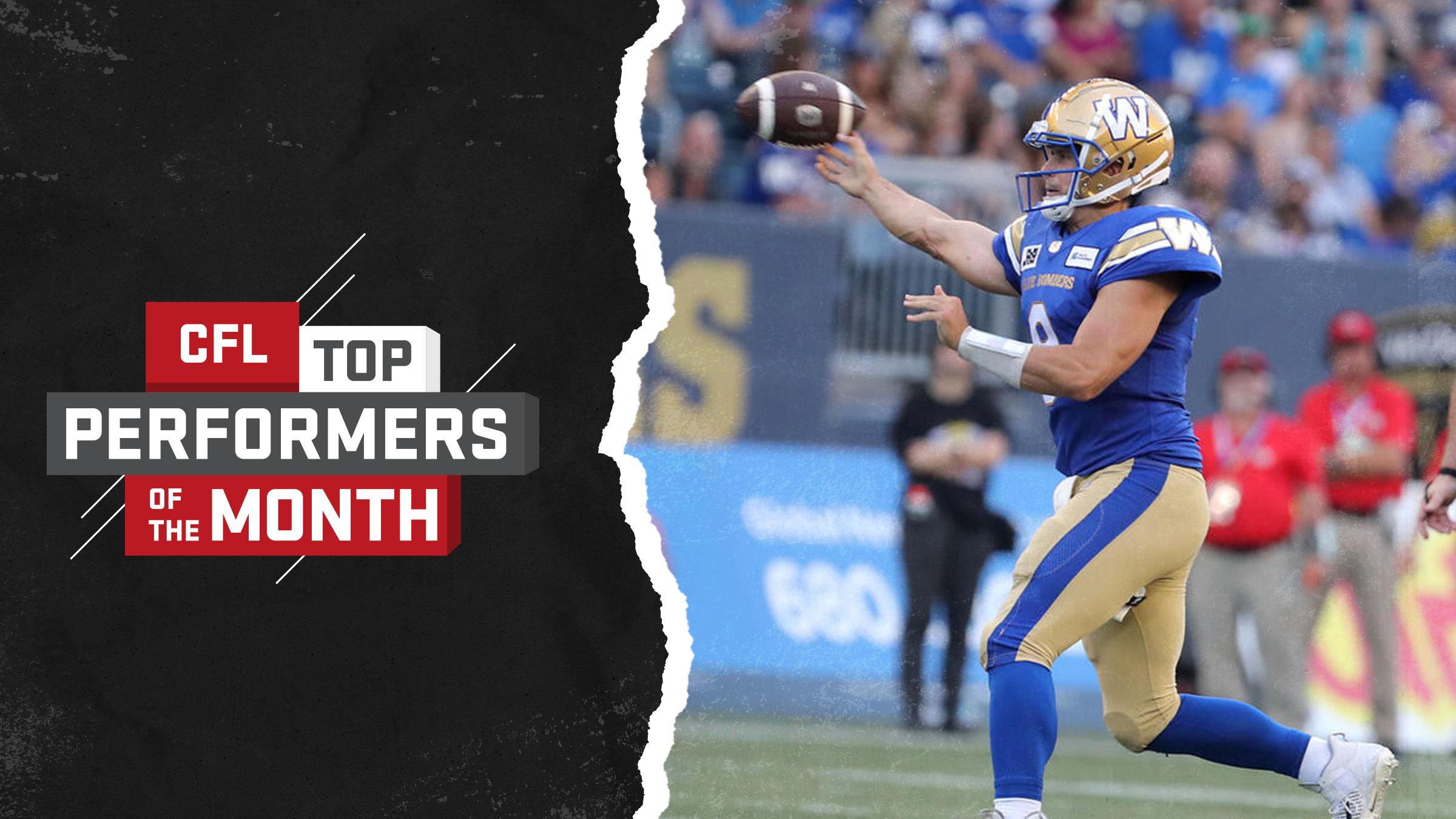 PR: Collaros, Schoen and Acklin named July Top CFL Performers