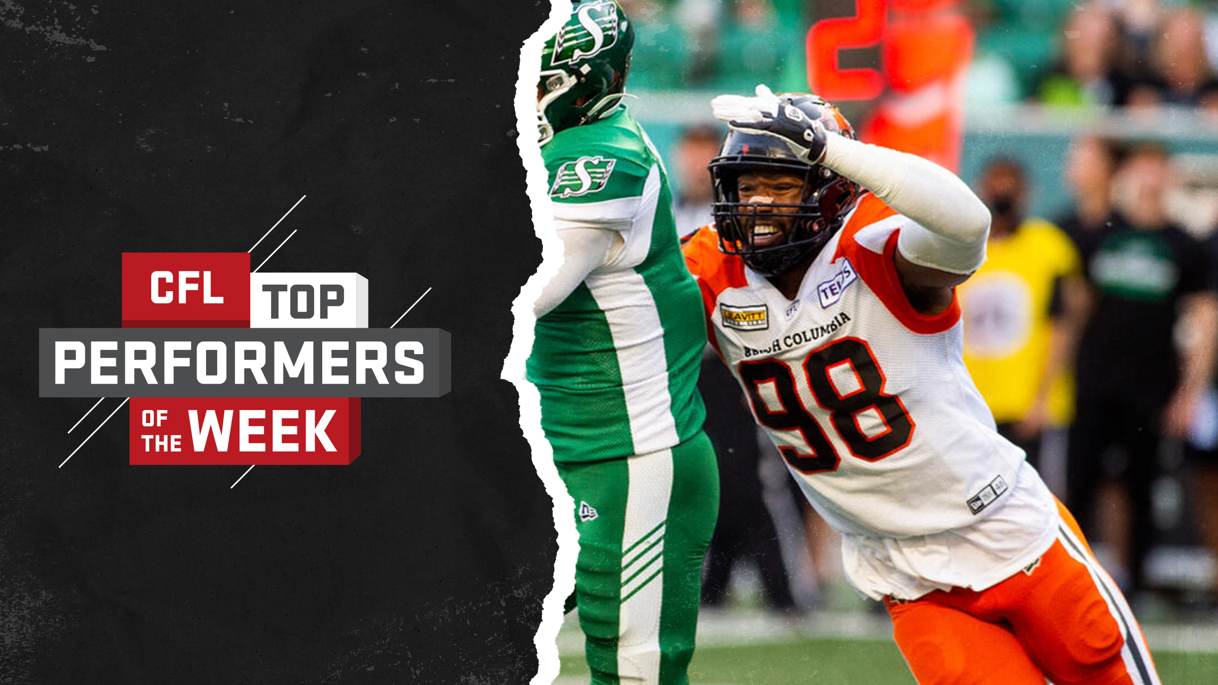 Gwacham, Harris and White Named CFL Top Performers Week 11