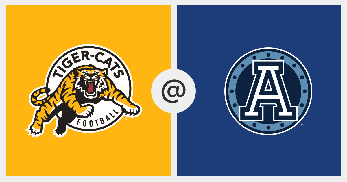 Week 9 Game Preview:  Hamilton Tiger-Cats @ Toronto Argonauts