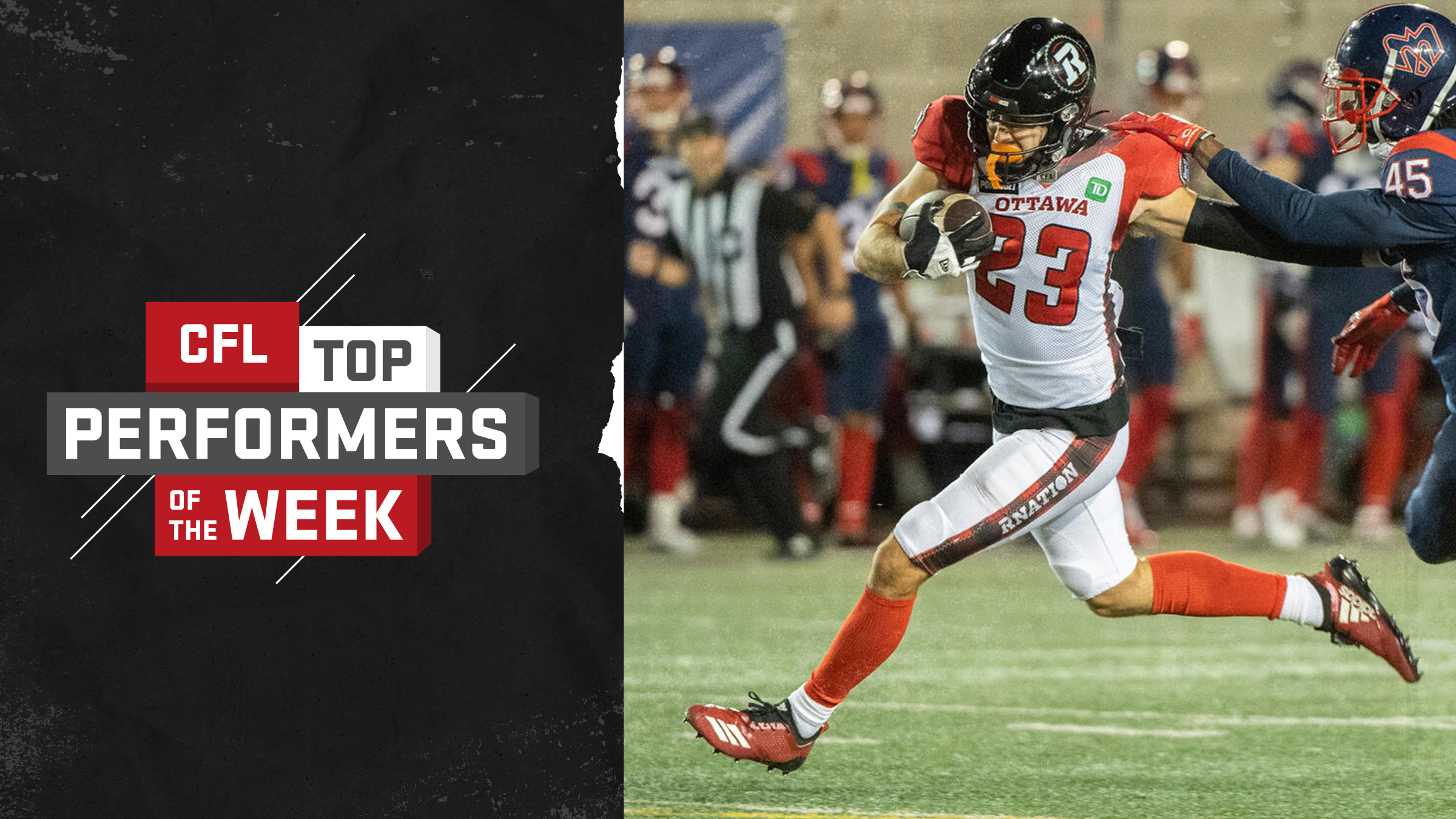 Acklin, Mauldin and Thurman Named CFL Top Performers For Week 13