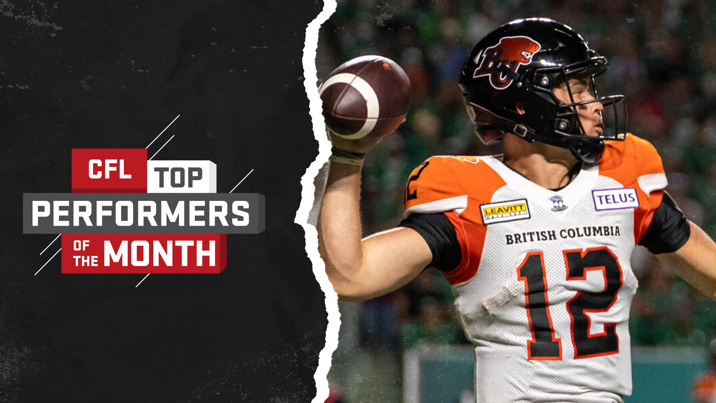 Rourke, McManis and Rhymes Named August CFL Top Performers