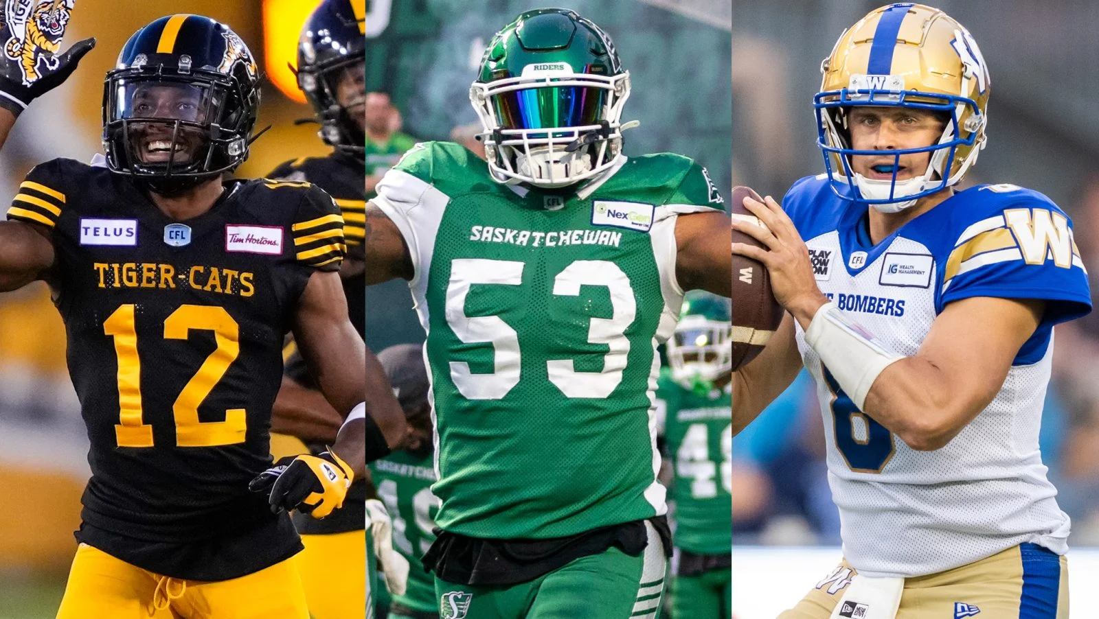 2022 CFL Team Award Winners, Six Players From Each Club Recognized