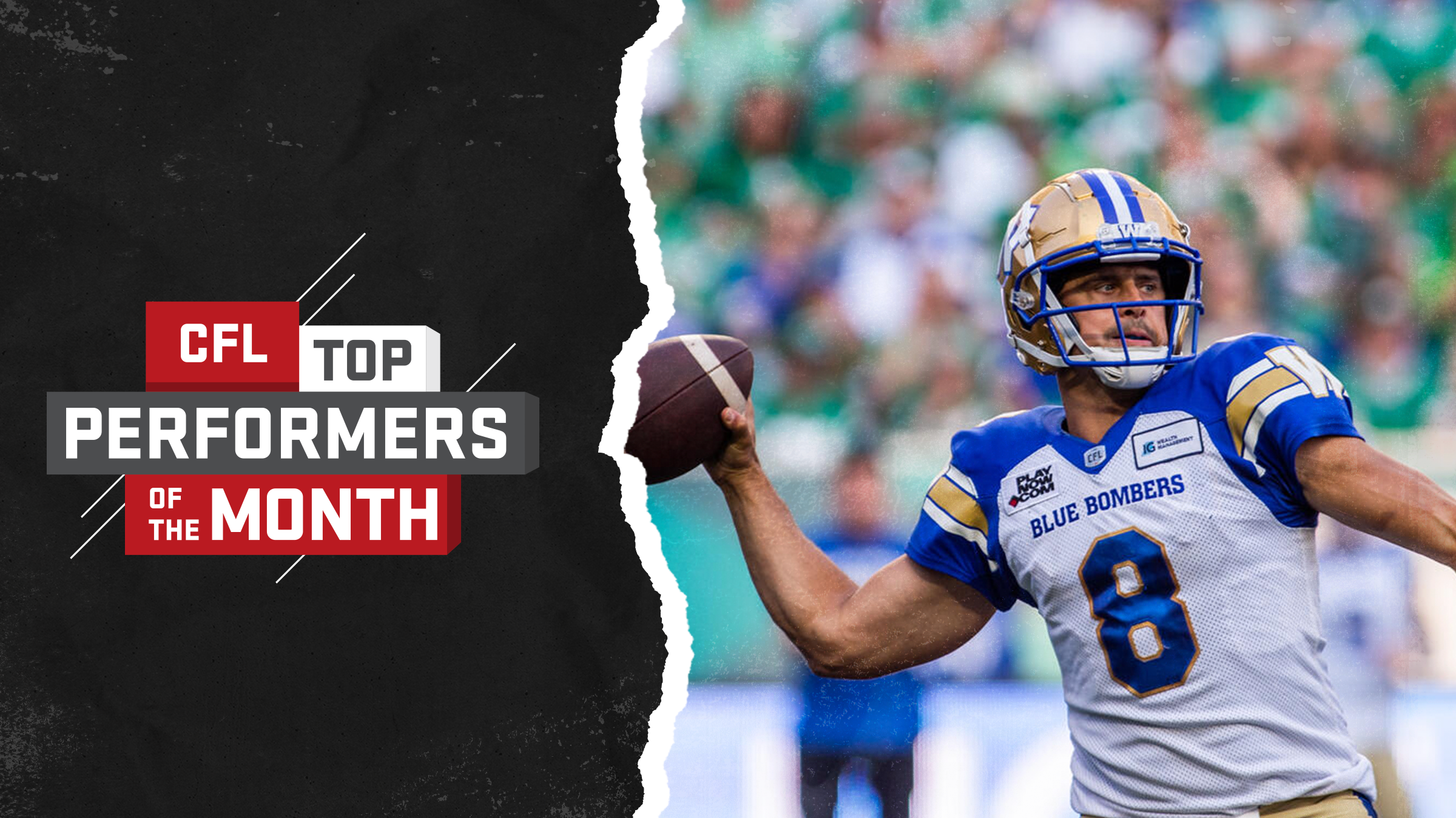 Collaros, Demski and Thurman Named September CFL Top Performers
