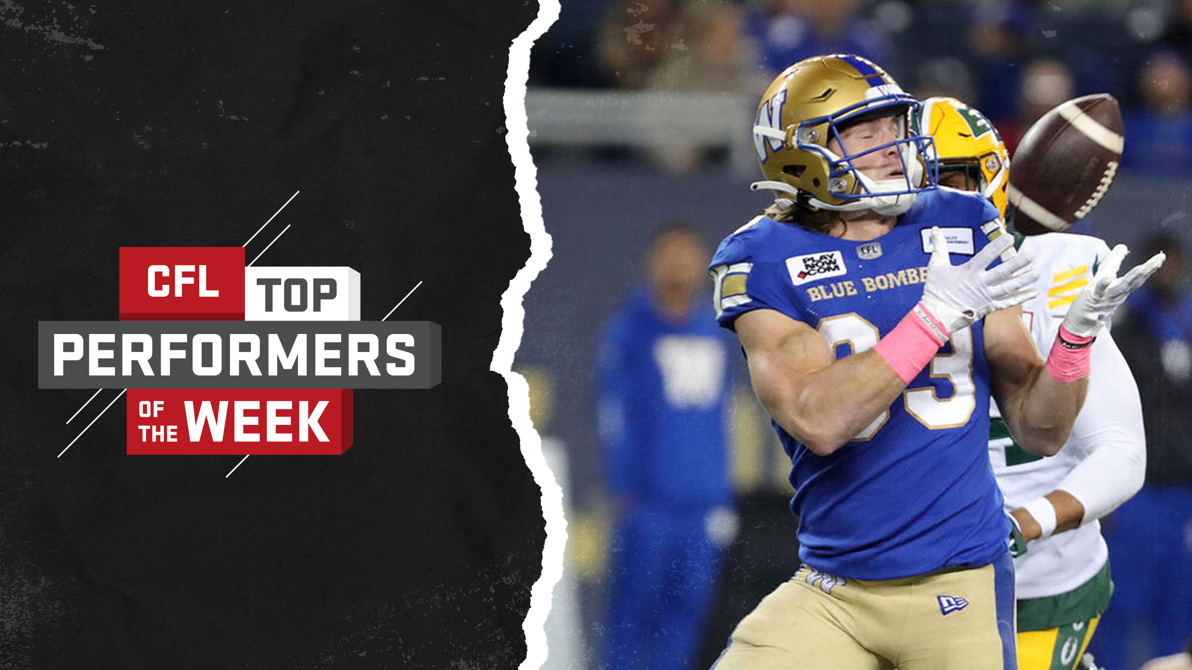 CFL Top Performers: Schoen, Hills and Carney  For Week 18