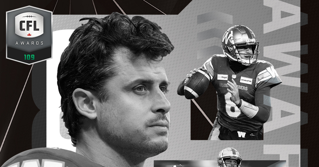 Back-to-back: Blue Bombers Quarterback Zach Collaros Wins CFL Most Outstanding Player