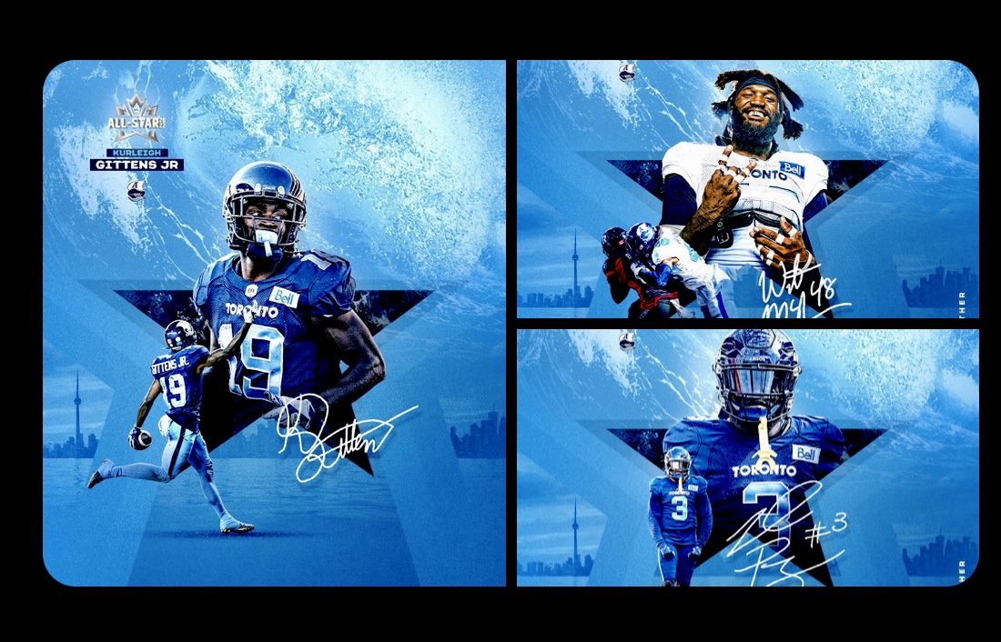 Grey Cup Bound Toronto Argonauts Have Three Players Named 2022 CFL All-Stars