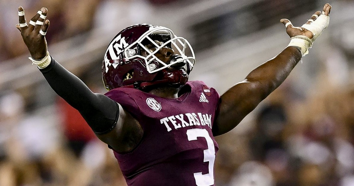 The Argos Sign All-SEC Texas A&M Edge Rusher Tyree Johnson