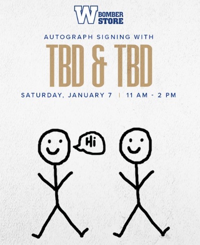 Blue Bombers: Who Will Be At The Mysterious Autograph Signing & Who Is Next To Re-Sign?