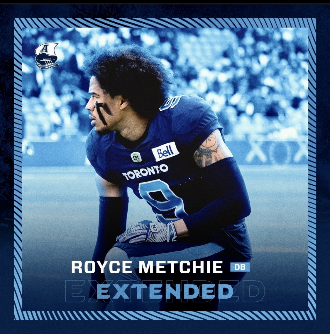 The Argos Bring Back Pending Free Agent Safety Royce Metchie On New Two-Year Deal