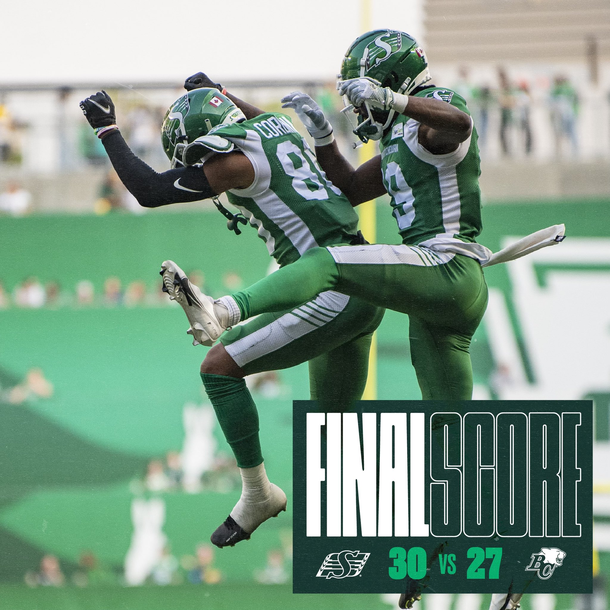 CFL Preseason Score: Saskatchewan Roughriders Outpace BC Lions 30-27 in Hard-Fought Clash