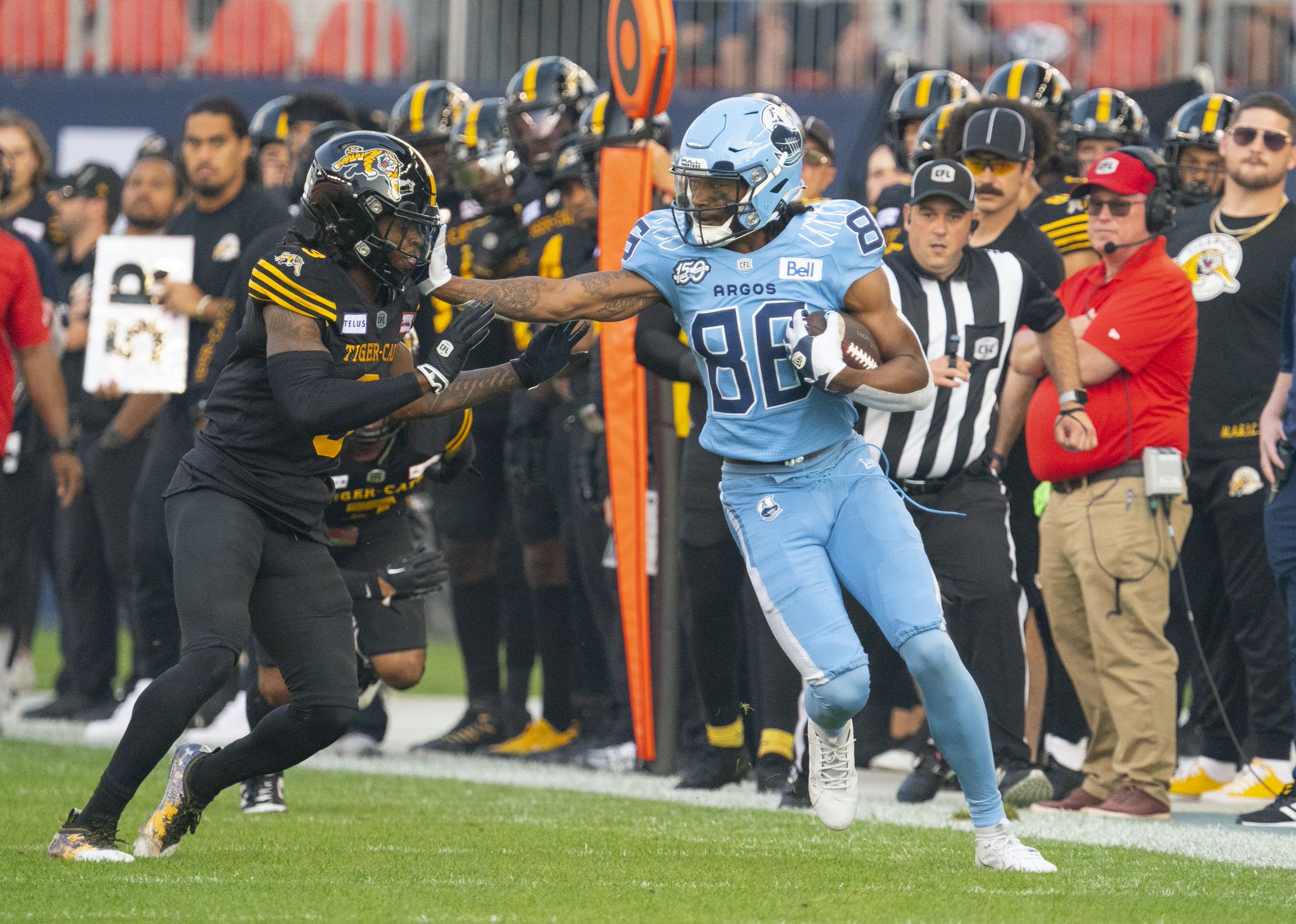 CFL Score: Toronto Argonauts Dominate Hamilton Tiger-Cats 32-14
