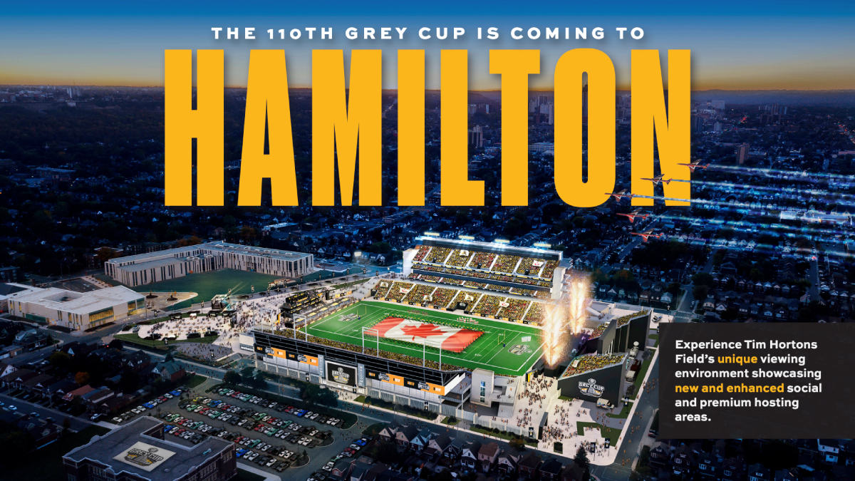 Hamilton Tiger-Cats Unveil Plans For Enhanced Stadium Experience Coming To Tim Hortons Field For 110th Grey Cup