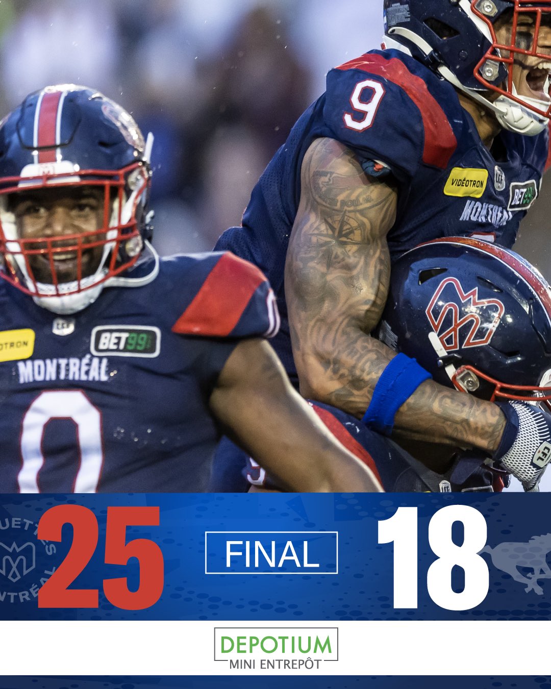 CFL Score Recap: Montreal Alouettes Secure a 25-18 Victory Over Calgary Stampeders