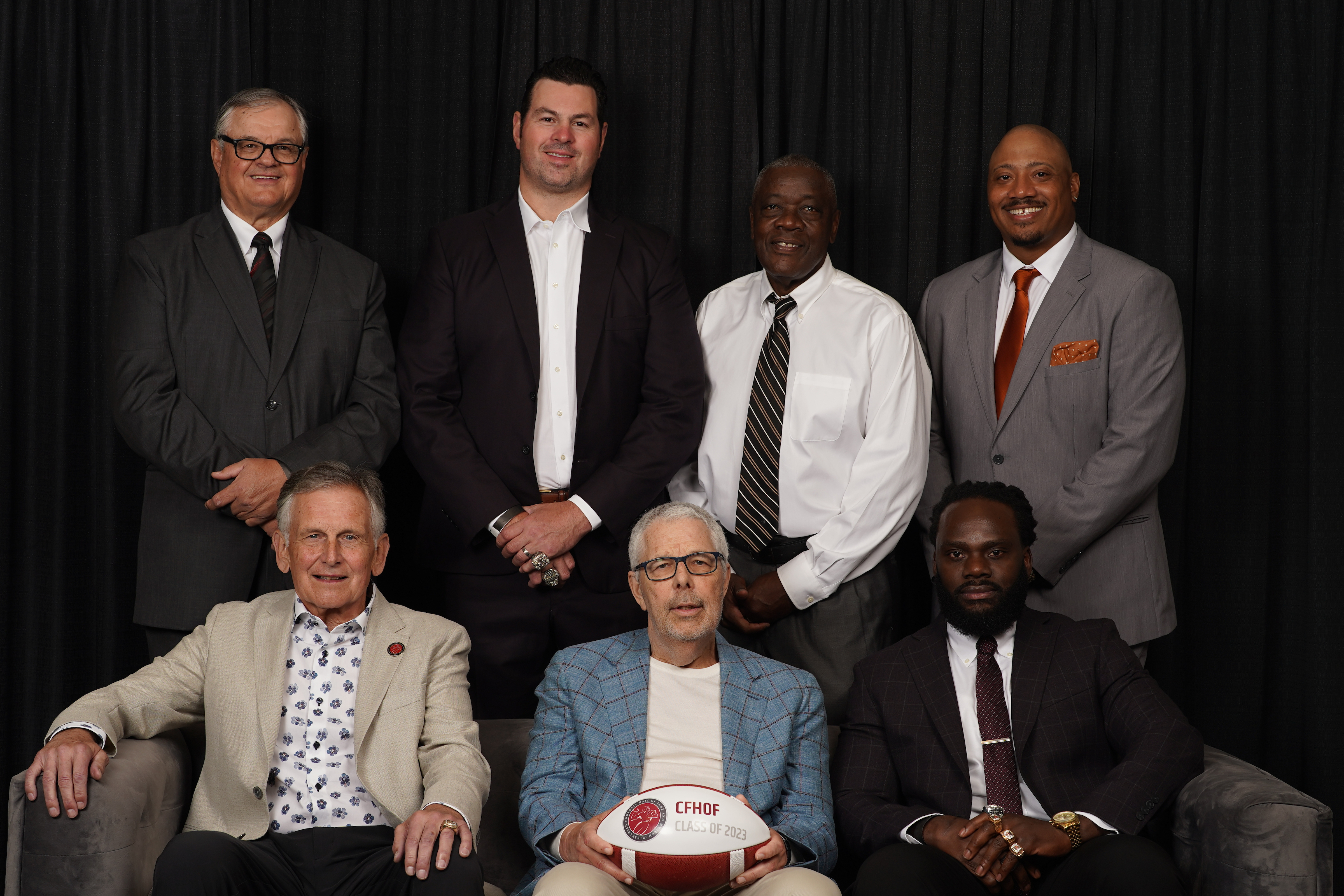 2023 Canadian Football Hall Of Fame Inductees Photo Release