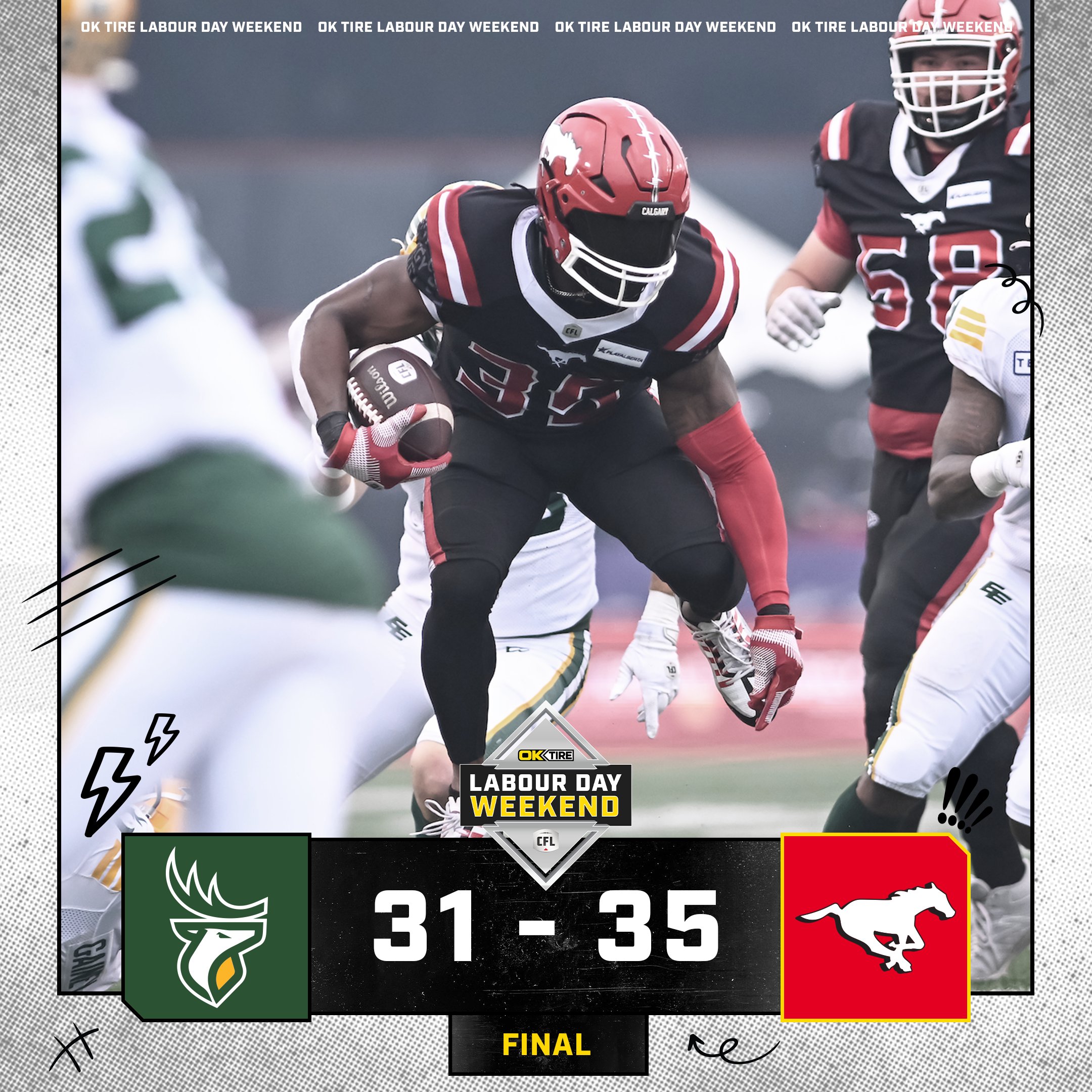 CFL Result: Calgary Stampeders Claw Back to Defeat Edmonton Elks 35-31 in Thrilling Contest
