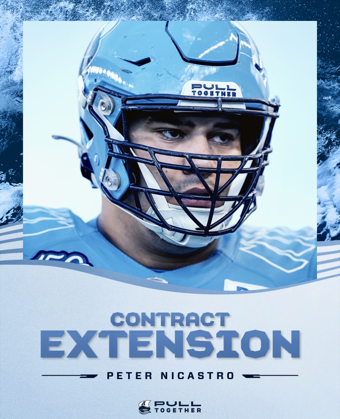 Toronto Argonauts Extend Standout Canadian Offensive Linemen Peter Nicastro