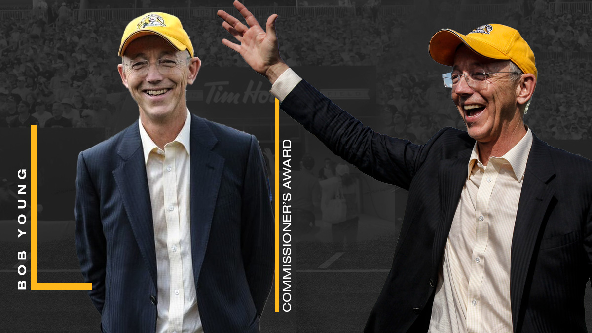 Bob Young's Triumph: Winning CFL's Prestigious Commissioner's Award