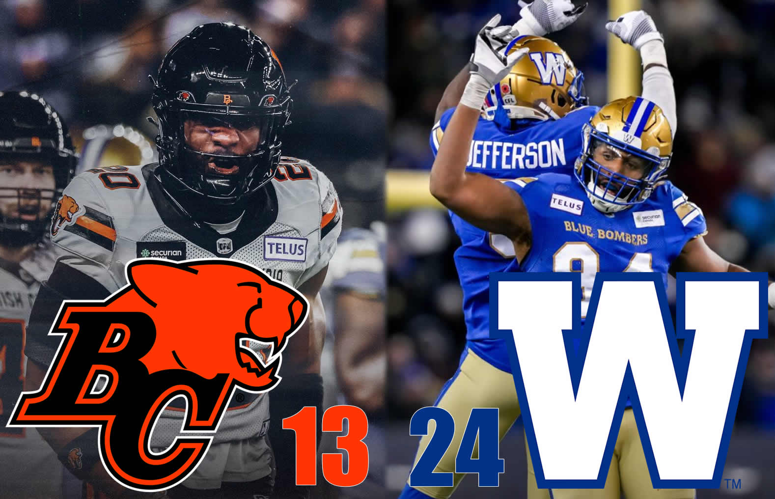 CFL Western Final Film Takeaways: Winnipeg 24, BC 13:  Observations, Expanded Unofficial Defensive Stats
