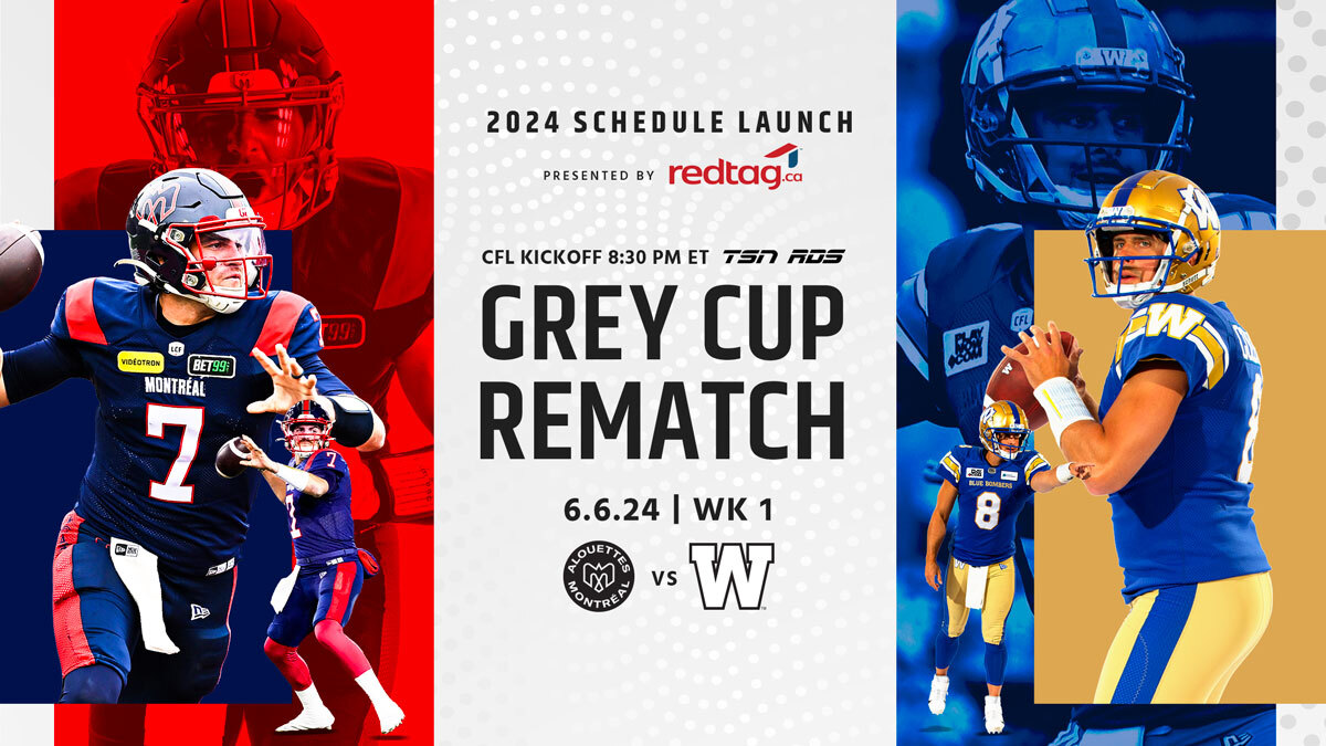 CFL 2024 Schedule Released: Season Tickets on Sale & Key Dates Announced