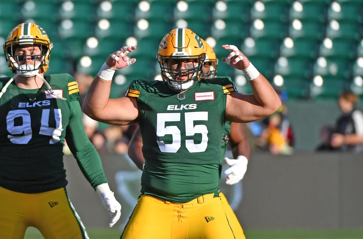 Edmonton Elks Re-Sign 2021 CFL Draft Pick Cole Nelson to a Two-Year Extension