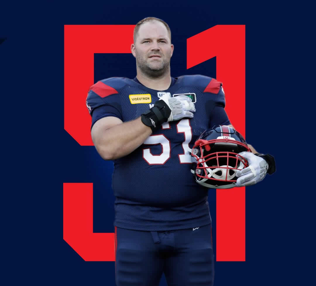 Montreal Alouettes Re-Sign Kristian Matte for 14th Season, Release Sean Jamieson