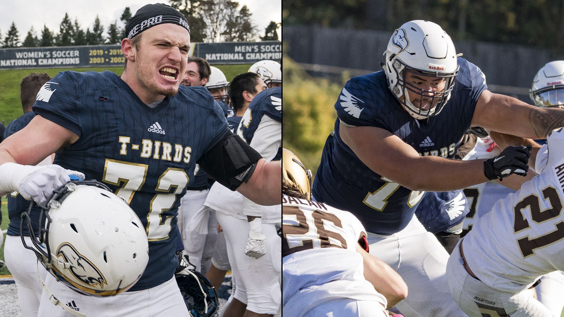 Theo Benedet and Giovanni Manu excel at UBC pro day