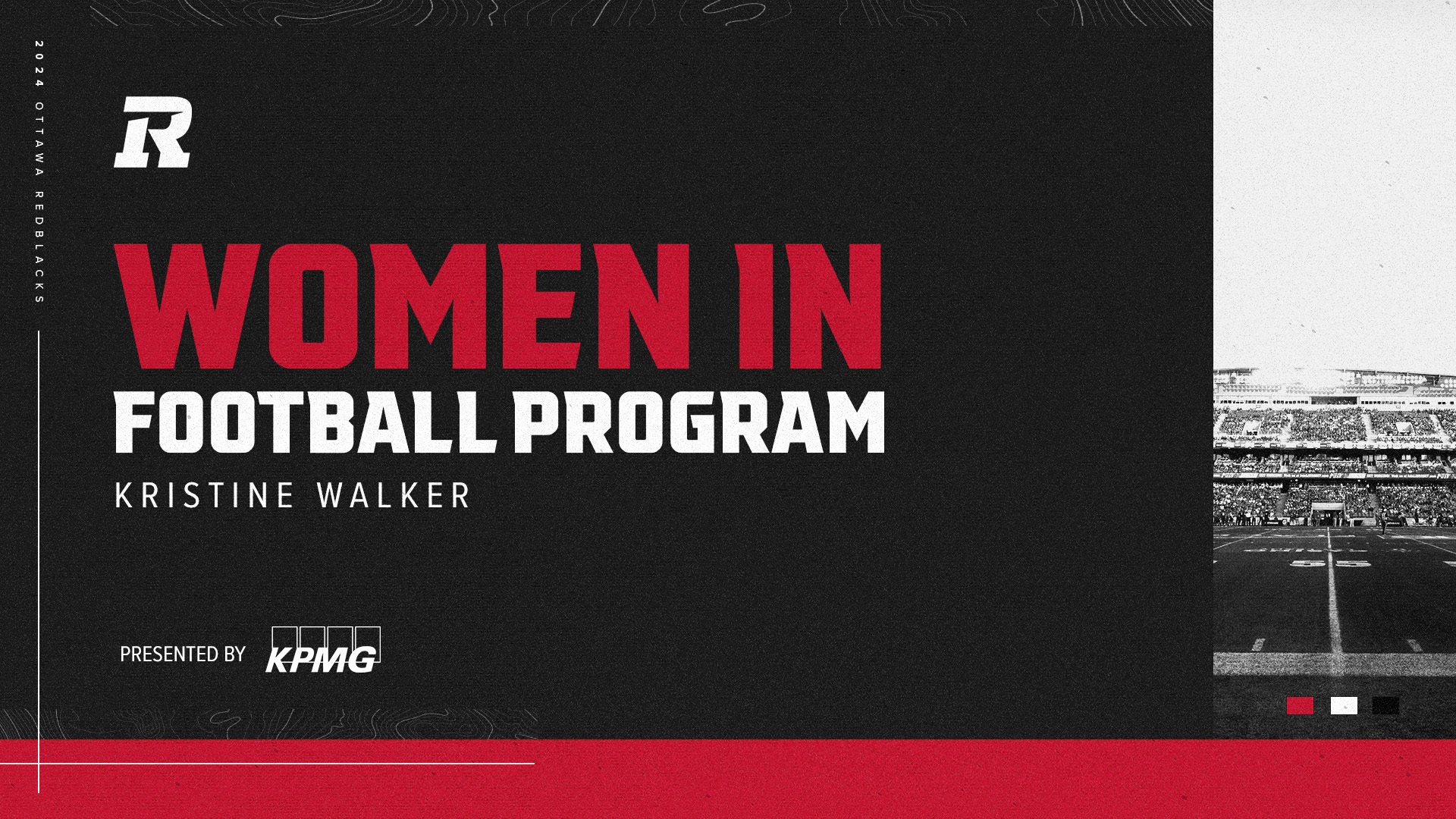 Redblacks Add Kristine Walker Via the Women in Football Program