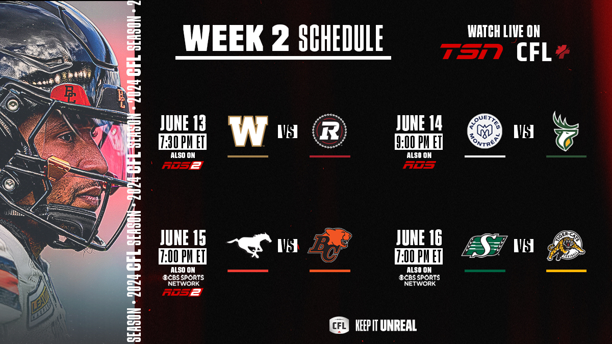 CFL Games Today Week 2: Winnipeg Blue Bombers vs. Ottawa REDBLACKS, Football Games on Today, Odds, Channels, Stream