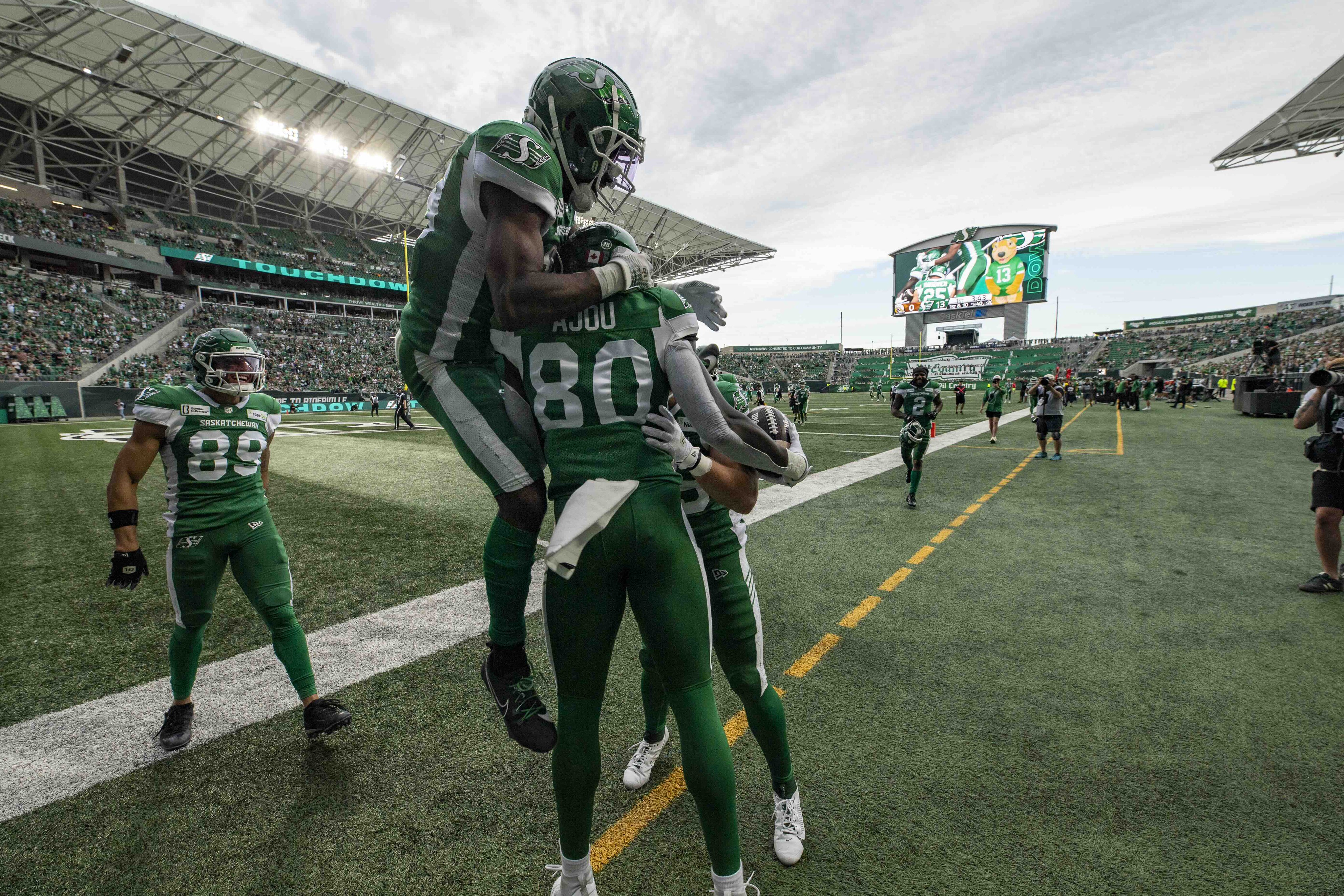CFL Scores Today: Roughriders Dominate Tiger-Cats 36-20, Remain Undefeated