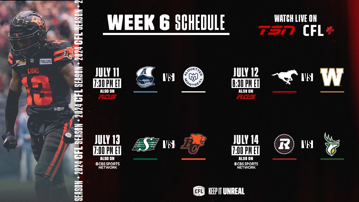 CFL Games Today July 12, 2024: Ottawa REDBLACKS vs Edmonton Elks - TV Channels, Odds