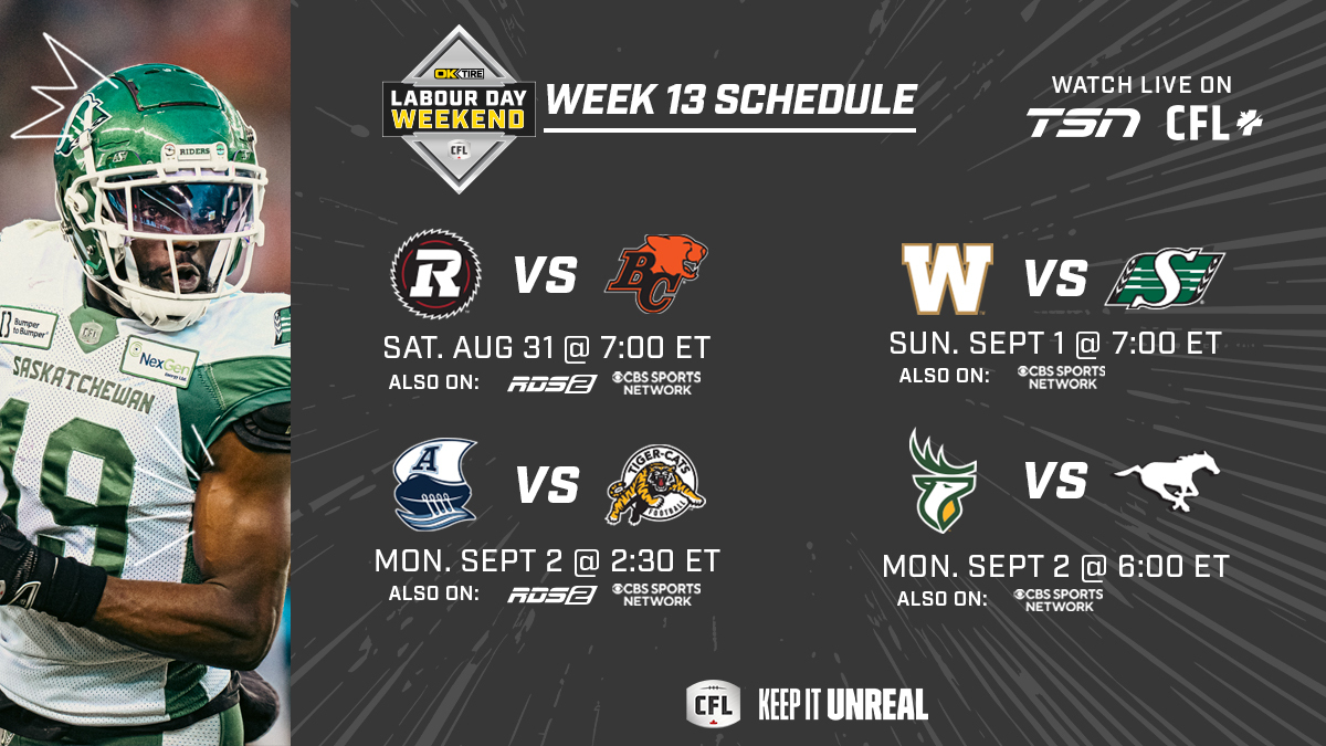CFL Games Today August 31, 2024: Ottawa REDBLACKS vs BC Lions - TV Channels, Odds