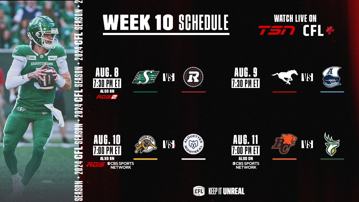 CFL Games Today August 10, 2024: Montreal Alouettes vs Hamilton Tiger-Cats - TV Channels, Odds