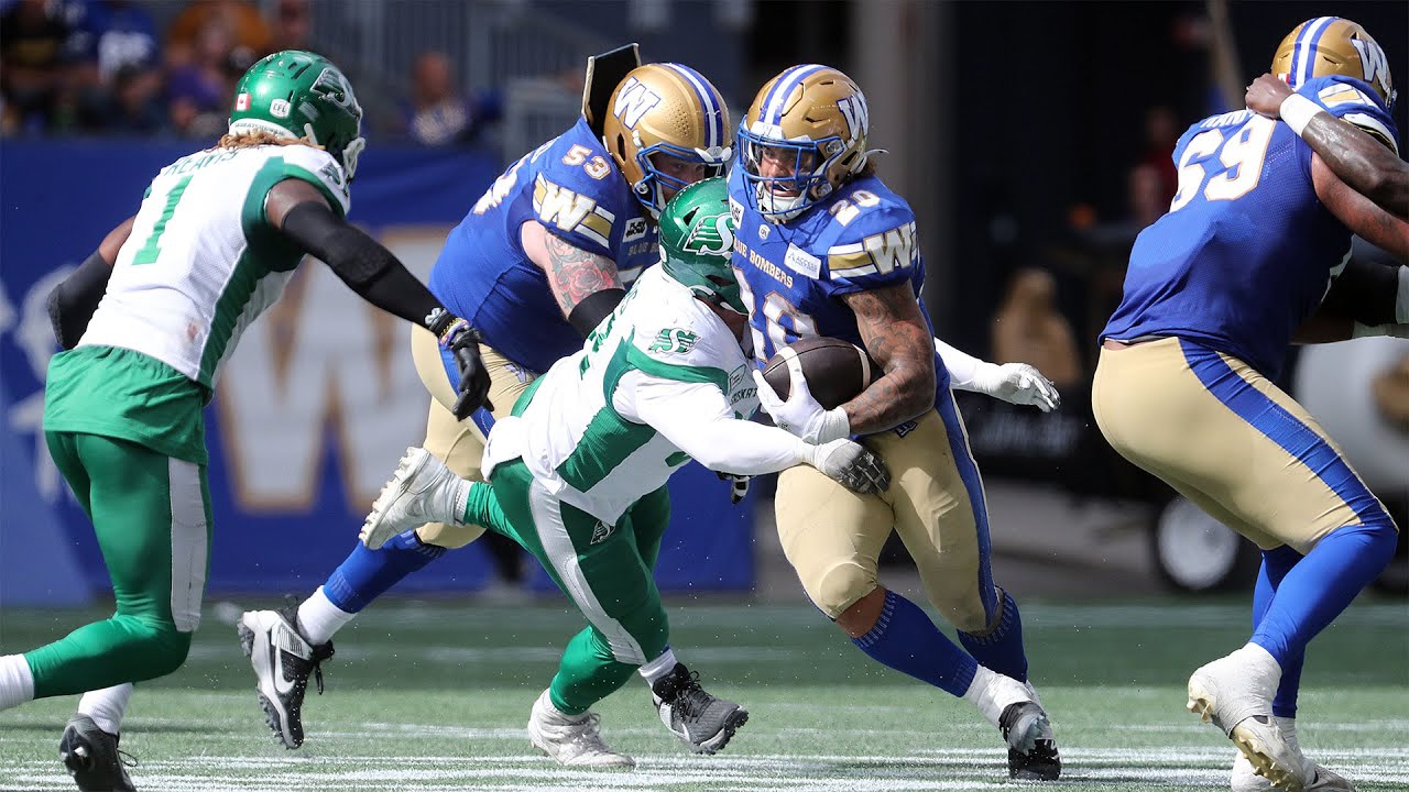 CFL Scores Today: Winnipeg Blue Bombers 26, Saskatchewan Roughriders 21 - Blue Bombers Edge Riders in Tight West Division Battle