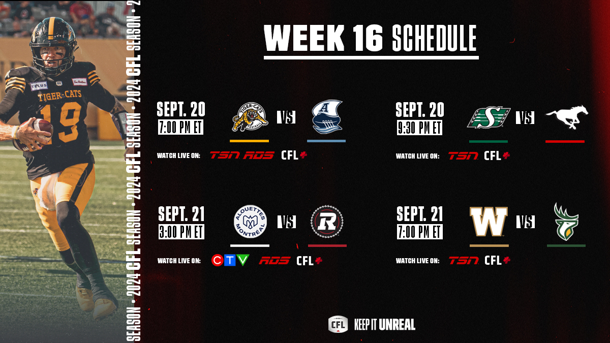 CFL Games Today September 21, 2024: Alouettes vs REDBLACKS, Elks vs Blue Bombers - TV Channels, Odds