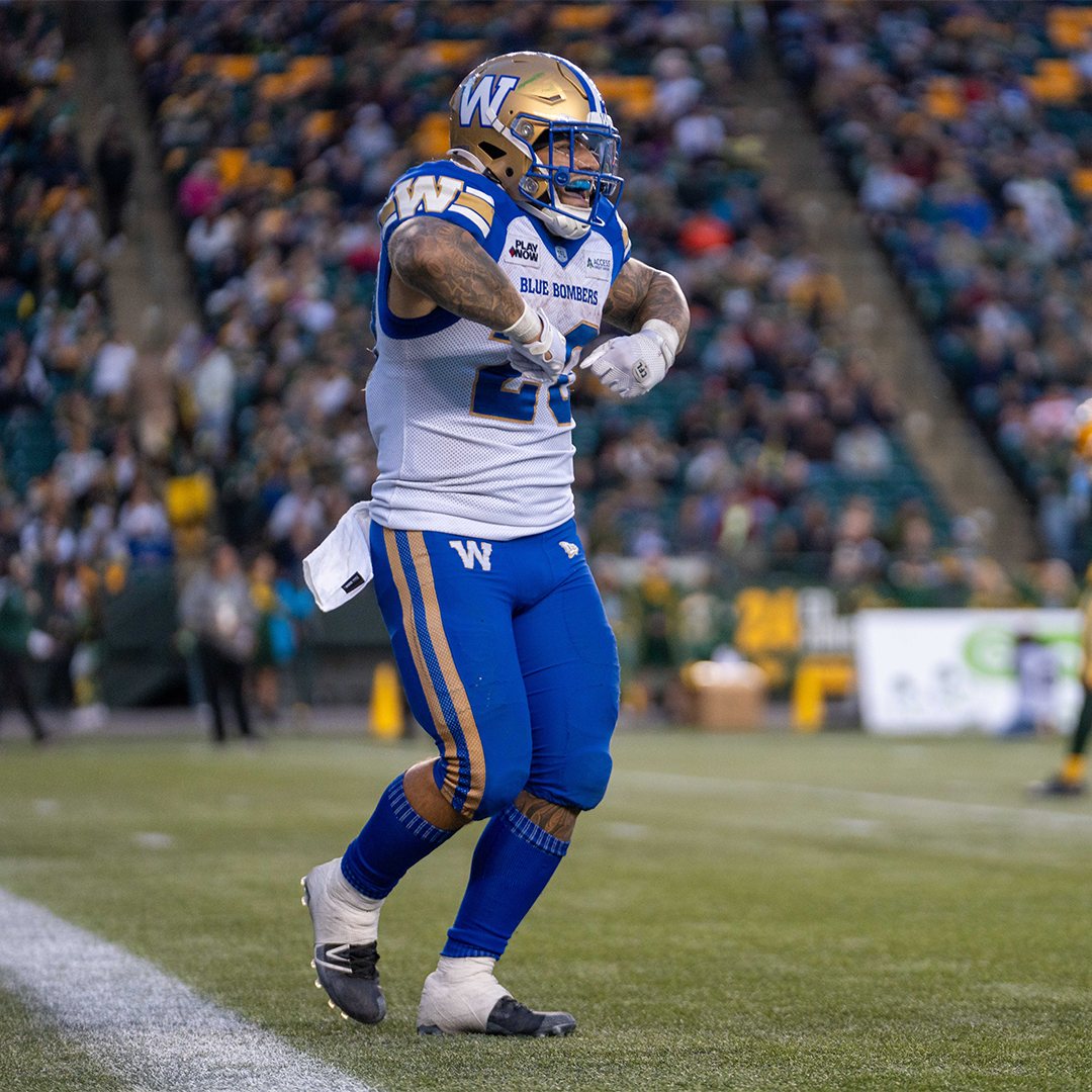 Game Ball & Jock - Bombers At Edmonton